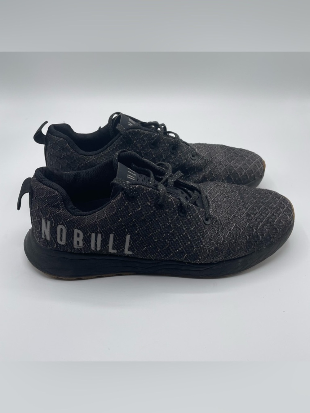 NOBULL Shoes Mens 7 Black Matryx Trail Runner Athletic Sneakers